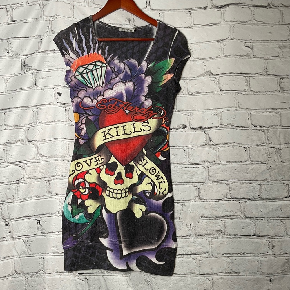 Ed Hardy designer dress - Picture 5 of 10